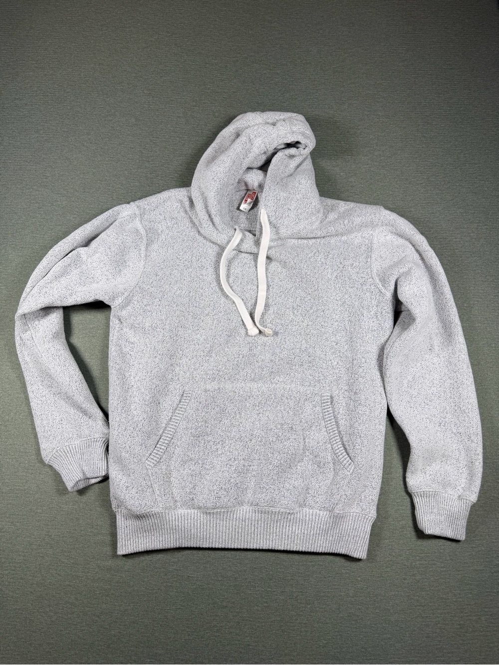 Light Gray Hooded Pullover Sweatshirt